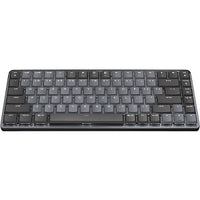 Logitech 920-010550 The Master Series Minimalist Illuminated Performance Keyboard, Graphite English Tactile Quiet