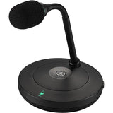 Yamaha RM-WGS ADECIA Series DECT Wireless Gooseneck 6" Tabletop Microphone, Black
