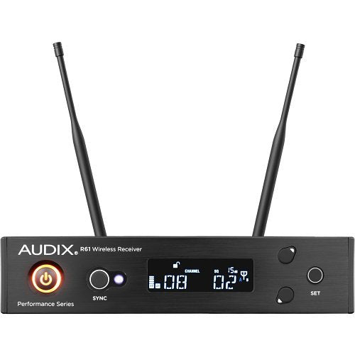 Audix AP61OM2 Wireless Microphone System with R61 Receiver H60 Transmitter OM2 Capsule Module 522 MHz 586MHz