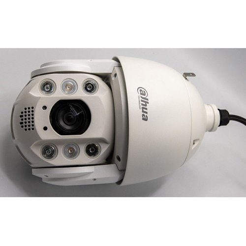 Dahua 6C3425XBPV Pro-Series Starlight 4MP PTZ IP Camera with 25x Optical Zoom, 4.8-120mm Lens, White