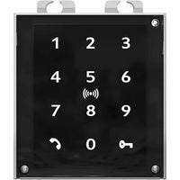 2N 02779-001 IP Verso and LTE Verso Touch Keypad and RFID PICard Proximity Reader, 125 kHz, 13.56 MHz, NFC (Replaces 01636-001)