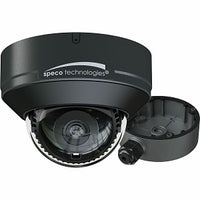 Speco O8FD1 Flexible Intensifier 4K Dome IP Camera with Advanced Analytics, Includes Junction Box, 2.8mm Fixed Lens, Dark Gray