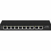 Speco P8S10G 10-Port Gigabit Network PoE Switch, (Replaces P8S9G)