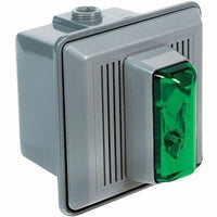 Edwards Signaling 869STRG-AQ 860 Series Indoor Flush Mount Electronic Horn-Strobe, 24V DC AC, Green