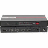 Hall SP-HD-4C 1x4 HDMI Distribution Amplifier, 4K 60Hz 4:4:4, HDCP 2.2, Audio Out, Scaler