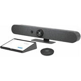 Logitech 991-000533 Rally Bar Mini Room Kit with Rally Bar Mini, Tap CAT5e Controller, (1) Mic Pod