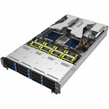 ASUS RS521A-E12-RS12U Server Barebone System - 2U Rack-mountable - Socket SP5 - 1 x Processor Support - 1 x AMD EPYC 5th Gen (RS521A-E12-RS12U-20TW1G)
