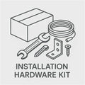 ViewSonic LD-MISC-006 30ft rack mount control box separate installation accessory kit for LDC series