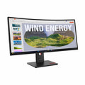 Lenovo 64AEZAR1US ThinkVision T34WD-40 34" Class WQHD Curved Screen LED Monitor - 21:9 - Eclipse Black