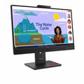 Lenovo 64B7UAR1US ThinkVision T24D-4v 24" Class Webcam Full HD LED Monitor - 16:9 - Eclipse Black