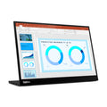Lenovo 63AAUAR6UZ ThinkVision M14d 14" Class WXGA+ LED Monitor - 16:10 - Raven Black