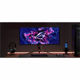 ASUS ROG Swift PG34WCDN 34" Class UW-QHD Curved Screen Gaming OLED Monitor - 21:9 - Dark Gray