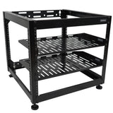 Sanus CFR1610-B1 Component Series 10U Stackable Open Frame AV Rack