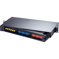 Hubbell FPR3SPGSA Fiber Rack Mount Enclosure, 3-Fiber Service Panel, Unloaded