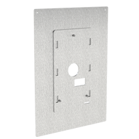 PEDESTAL PRO 1217PLA-BUT-01-304 12x17 Stainless Retro Plate - ButterflyMX 7" Surface Video Intercom