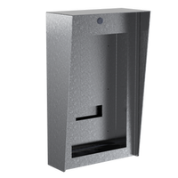 PEDESTAL PRO 1220HOU-BUT-01-304 12x20 Stainless Housing - ButterflyMX 8" Recessed Video Intercom