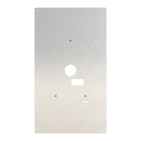 PEDESTAL PRO 1221PLA-BUT-001-304 12x21 Stainless Retro Plate - ButterflyMX 7" Surface Video Intercom