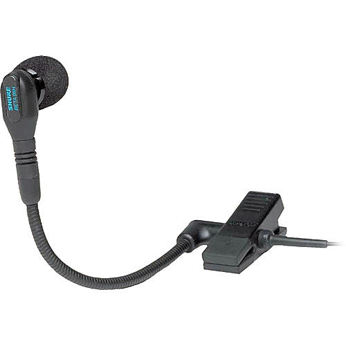 Shure Beta 98H/C Miniature Cardioid Condenser Clip-On Horn Microphone with In-Line Preamp and XLR Connector