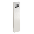 PEDESTAL 124CAB-DOOR-01-304 54" Stainless Pedestal - DoorBird D1101KH Flush