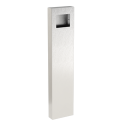 PEDESTAL 124CAB-DOOR-01-304 54" Stainless Pedestal - DoorBird D1101KH Flush