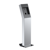 Pedestal Pro 124KIO-DOOR-01-304 53" Stainless Kiosk - DoorBird D21DKH