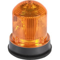 Edwards Signaling 125HALFA24A 125 Class Flashing Halogen Beacon for NEMA 4X Applications, Amber, 24VAC, 50/60 Hz, 0.770A, Gray Base