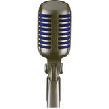 Shure Super 55 Deluxe Vocal Microphone Kit (Chrome with Blue Foam)