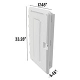 Legrand On-Q ENP3050NA Plastic Enclosure with Trim Ring & Hinged Cover, 30 Inch