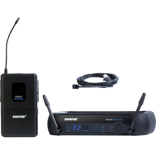Shure PGXD14/93 Digital Wireless Omni Lavalier Microphone System (900 MHz)
