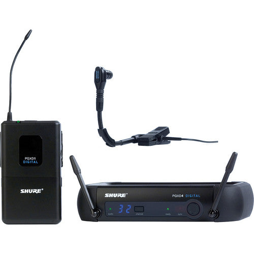 Shure PGXD14/BETA98H Digital Wireless Cardioid Instrument Microphone System (900 MHz)