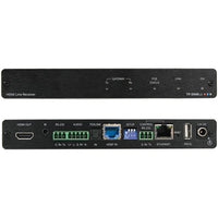 Kramer TP-594Rxr 4K HDR HDMI Receiver with Ethernet, RS-232, IR, ARC and Stereo Audio Routing Over PoE Extended-Reach HDBaseT 2.0