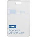 HID 1326LSSMV ProxCard II 1326 Clamshell Smart Card, Programmed, HID Logo Front and Back, Matching Numbers, Vertical Slot, White