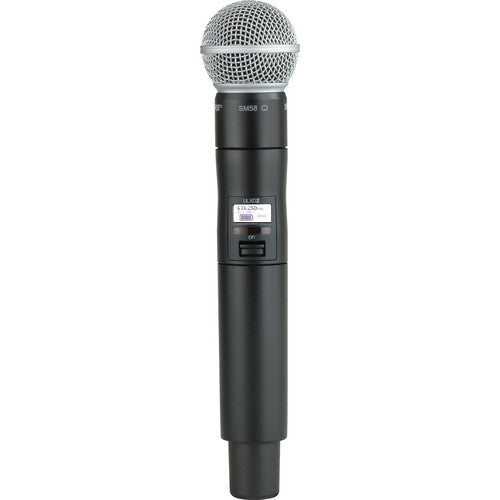 Shure ULX-D Digital Wireless Combo Microphone Kit with SM58 Capsule & WL185 Lavalier (G50: 470 to 534 MHz)