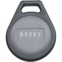 HID 1346LNSNN ProxKey III 1346 Key Fob, Programmed, No Numbers, Black with Gray Insert