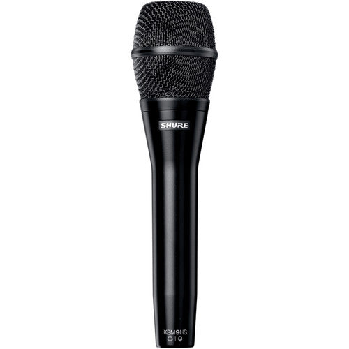 Shure KSM9HS Multi-Pattern Dual-Diaphragm Handheld Vocal Microphone (Black)