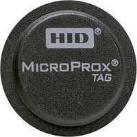 HID 1391LSSRN MicroProx 1391 Proximity 125 kHz Adhesive Tag, Programmed, Random Numbers, HID Logo, Gray