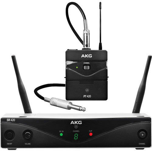 AKG 3415H00010 WMS420 Wireless Instrument System (Band A: 530 to 559 MHz)