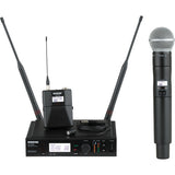 Shure ULX-D Digital Wireless Combo Microphone Kit with SM58 Capsule & WL185 Lavalier (H50: 534 to 598 MHz)