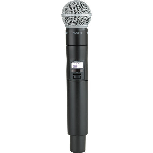 Shure ULX-D Digital Wireless Combo Microphone Kit with SM58 Capsule & WL185 Lavalier (H50: 534 to 598 MHz)
