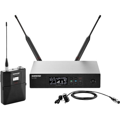Shure QLXD14/83 Digital Wireless Omnidirectional Lavalier Microphone System (G50: 470 to 534 MHz)
