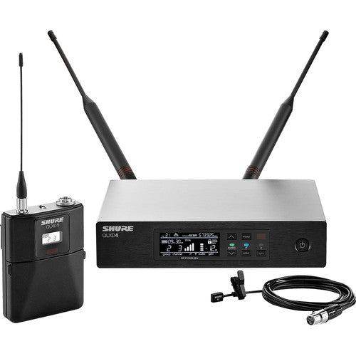 Shure QLXD14/93 Digital Wireless Omnidirectional Lavalier Microphone System (H50: 534 to 598 MHz)