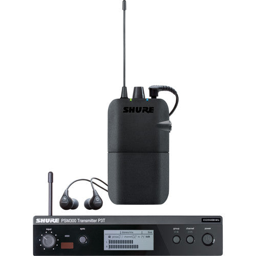 Shure PSM 300 Stereo Personal Monitor System with IEM (G20: 488-512 MHz)