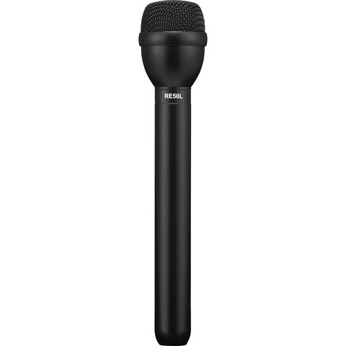 Electro-Voice RE50L - Omnidirectional Dynamic Shockmounted ENG Microphone with Long Handle (Black)-F.01U.306.161