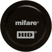 HID 1435NSSNN FlexSmart 1435 MIFARE 1K Adhesive Tag, Non-Programmed, Logo Front, Standard Back, No Numbers, Black