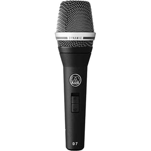 AKG 3139X00020 D7 S Reference Handheld Dynamic Vocal Microphone with On/Off Switch