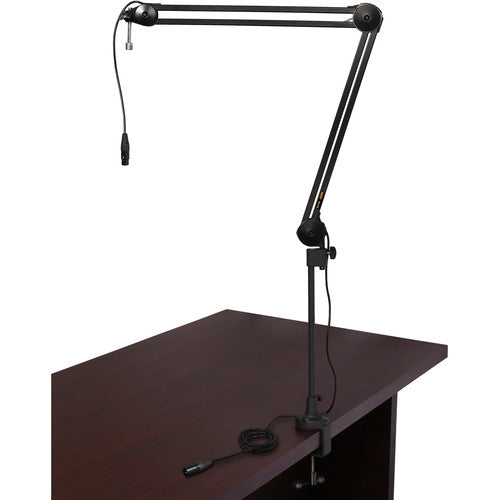 Shure MV7X Single-Person Broadcast Kit with Microphone and Boom Arm