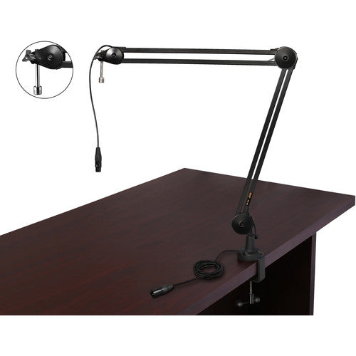 Shure MV7X 2-Person Broadcast Kit with Microphones and Boom Arms