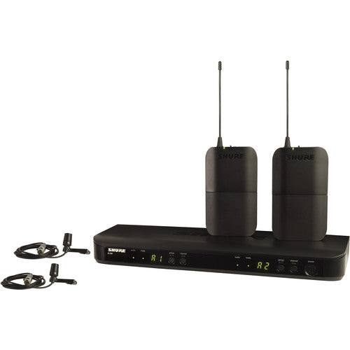 Shure BLX188/CVL Dual-Channel Wireless Cardioid Lavalier Microphone System (H9: 512 to 542 MHz)