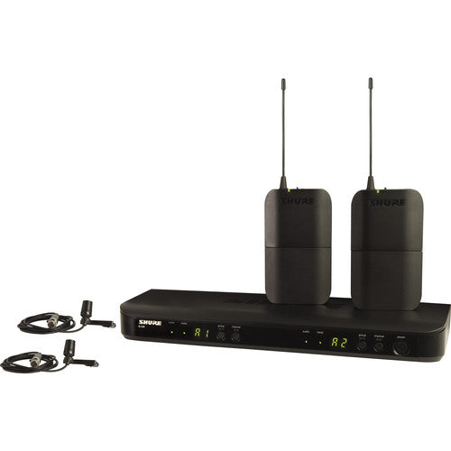 Shure BLX188/CVL Dual-Channel Wireless Cardioid Lavalier Microphone System (H10: 542 to 572 MHz)