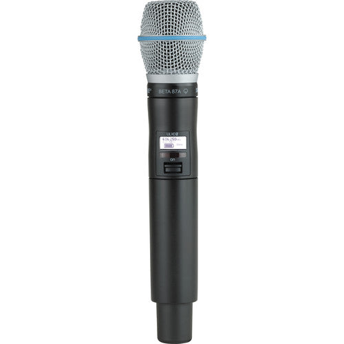 Shure ULXD2/B87A Digital Handheld Wireless Microphone Transmitter with Beta 87A Capsule (X52: 902 to 928 MHz)